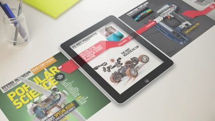 מגזין Popular Science בגירסה אינטראקטיבית ל-iPad