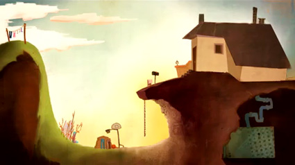 לונג שוט מתוך סרטון האנימציה סיפורי גרביים